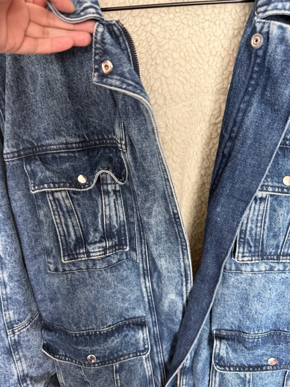 Isabel Marant Runway Blue Denim Lined Utility Jacket FR38 - Picture 6 of 6